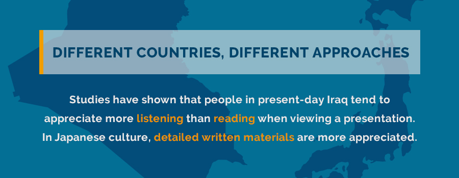 different countries different approaches